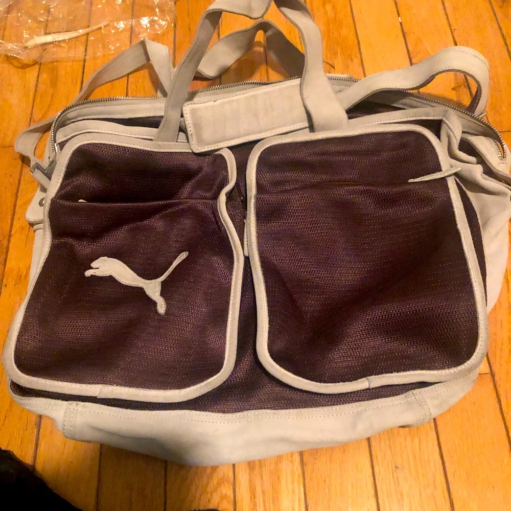 Puma 96 Hours rare suede shoulder bag